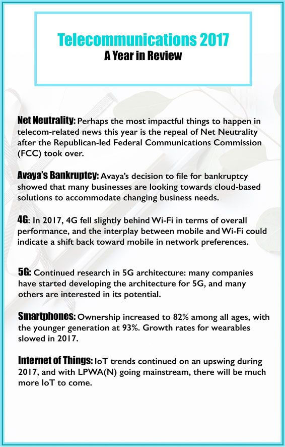 2017 Year in Review: What Happened in Telecom This Year
